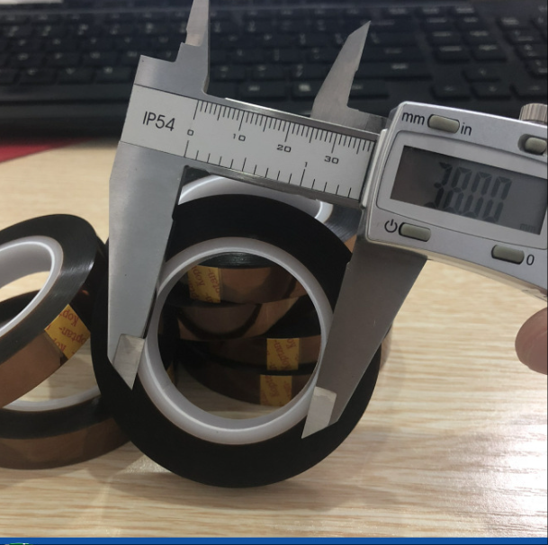 Best selling|Gold Finger Electronics Polyimide Tape|High-Temperature Resistant|Black|Industrial Protection|PCB Manufacturing|Custom Sizes|OEM|